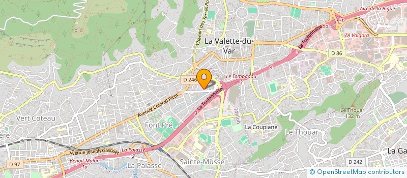 localisation de l'entreprise MONSIEUR STEPHANE AMATA  TOULON