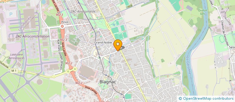 localisation de l'entreprise MONSIEUR STEPHANE AMBILLE à BLAGNAC