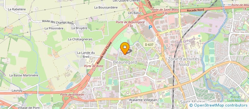 localisation de l'entreprise MONSIEUR STEPHANE AMELINE à RENNES