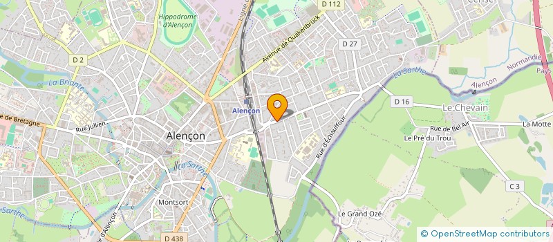 localisation de l'entreprise MONSIEUR STEPHANE AMESLON à ALENCON