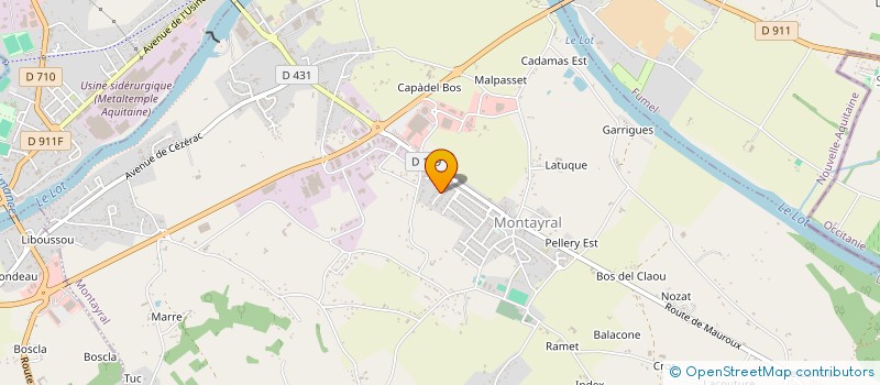 localisation de l'entreprise MONSIEUR STEPHANE AMOUROUX  MONTAYRAL