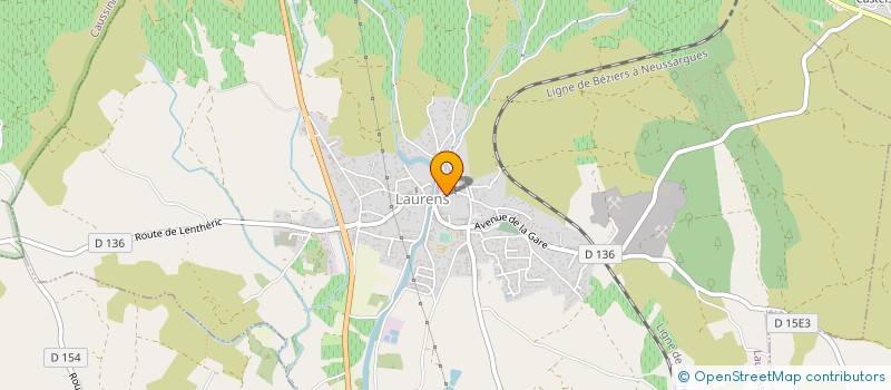 localisation de l'entreprise MONSIEUR STEPHANE ANCHER  LAURENS