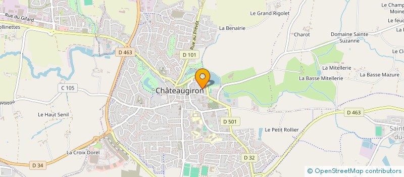 localisation de l'entreprise MONSIEUR STEPHANE ANDEROUARD à CHATEAUGIRON