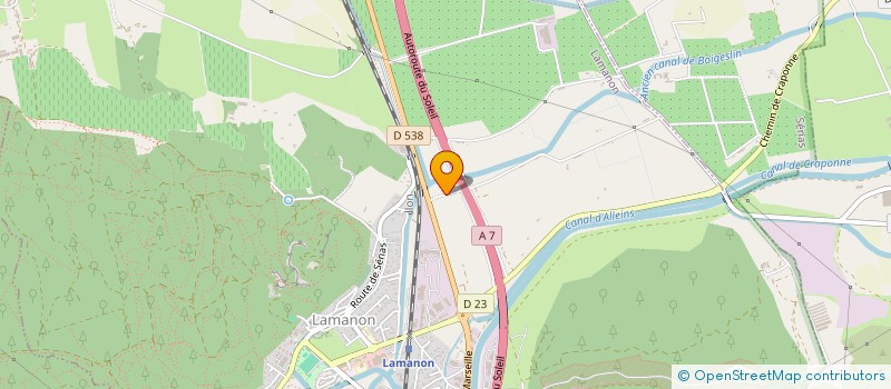 localisation de l'entreprise MONSIEUR STEPHANE ANDREU  LAMANON