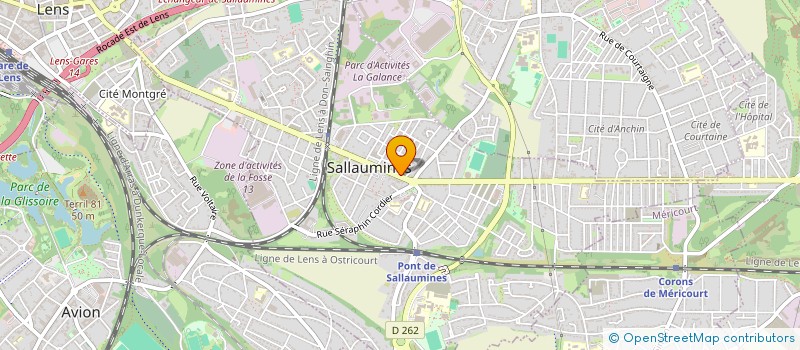 localisation de l'entreprise MONSIEUR STEPHANE ANDRZEJEWSKI à SALLAUMINES