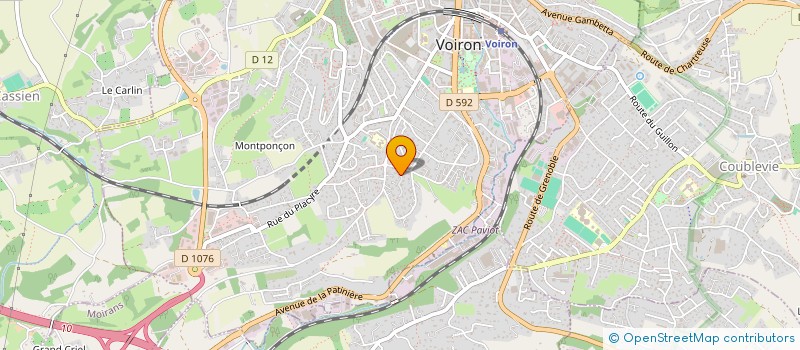 localisation de l'entreprise MONSIEUR STEPHANE ANGELLA à VOIRON