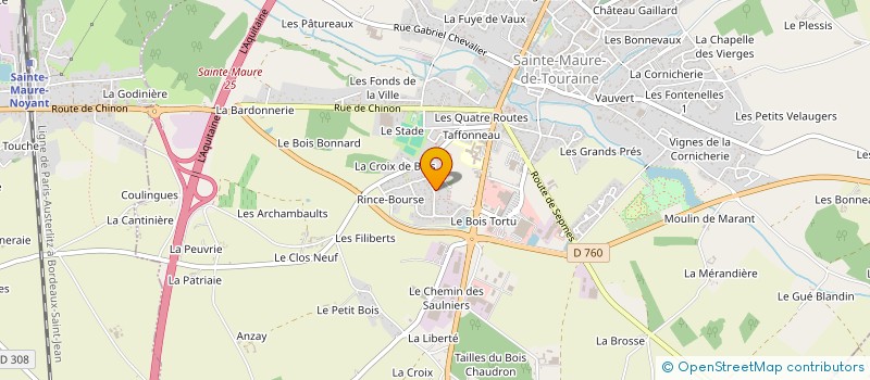 localisation de l'entreprise MONSIEUR STEPHANE ANGELLIAUME à SAINTE-MAURE-DE-TOURAINE
