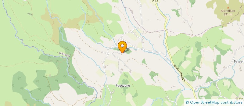 localisation de l'entreprise MONSIEUR STEPHANE ARAMENDI  BIDARRAY