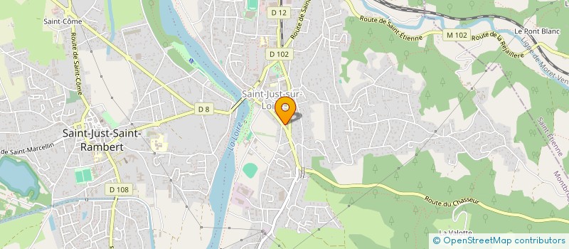 localisation de l'entreprise MONSIEUR STEPHANE ARDORE  SAINT-JUST-SAINT-RAMBERT