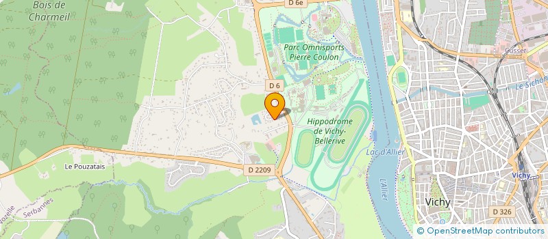 localisation de l'entreprise MONSIEUR STEPHANE ARGENTIERI  BELLERIVE-SUR-ALLIER