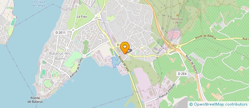 localisation de l'entreprise MONSIEUR STEPHANE ARNAL  BALARUC-LES-BAINS