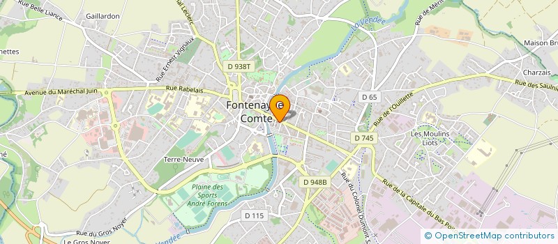 localisation de l'entreprise MONSIEUR STEPHANE ARNAUD à FONTENAY-LE-COMTE