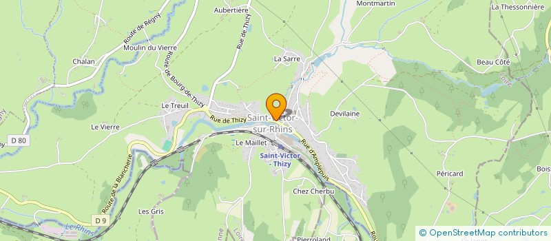 localisation de l'entreprise MONSIEUR STEPHANE ARNAUD  SAINT-VICTOR-SUR-RHINS