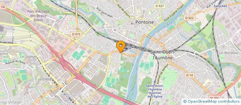 localisation de l'entreprise MONSIEUR STEPHANE ARNAUD  PONTOISE