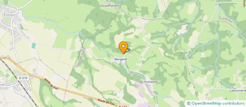 localisation de l'entreprise MONSIEUR STEPHANE ARRIUBERGE à OGEU-LES-BAINS