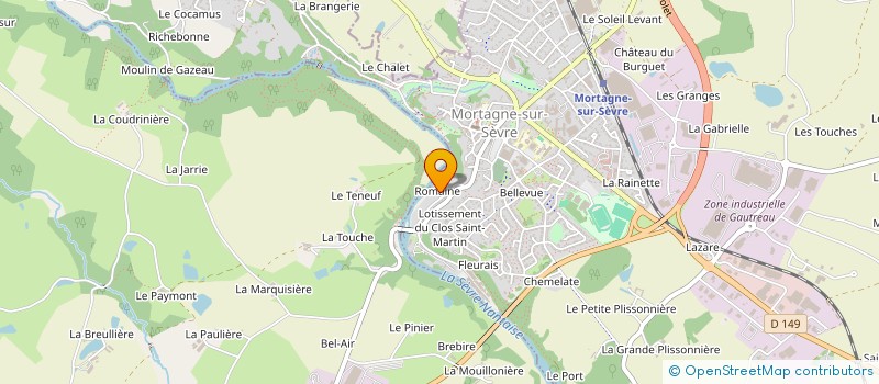 localisation de l'entreprise MONSIEUR STEPHANE ARROUET à MORTAGNE-SUR-SEVRE