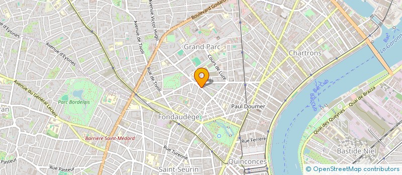 localisation de l'entreprise MONSIEUR STEPHANE ARSAGUET à BORDEAUX