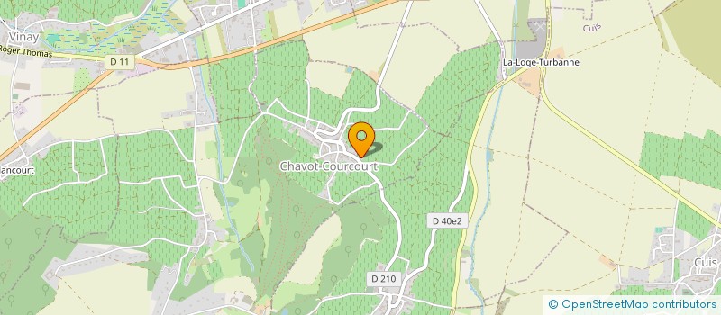 localisation de l'entreprise MONSIEUR STEPHANE ARVOIS  CHAVOT-COURCOURT