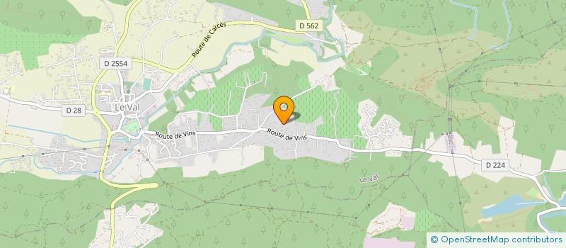 localisation de l'entreprise MONSIEUR STEPHANE ATEL  LE VAL