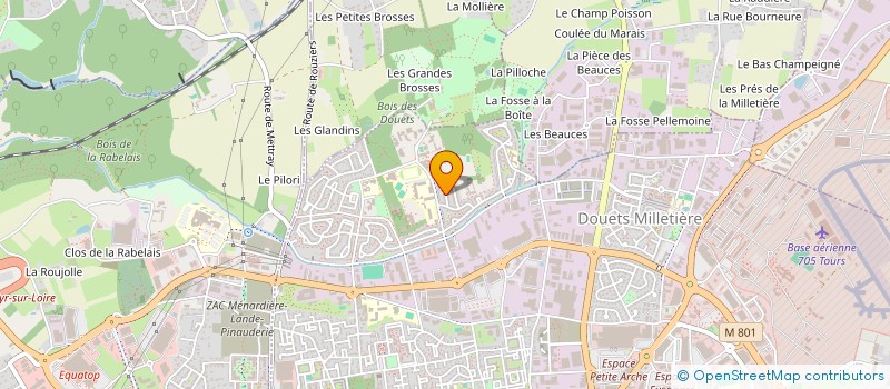 localisation de l'entreprise MONSIEUR STEPHANE AUBERT  TOURS