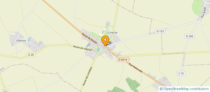 localisation de l'entreprise MONSIEUR STEPHANE AUBIN  ECOUIS