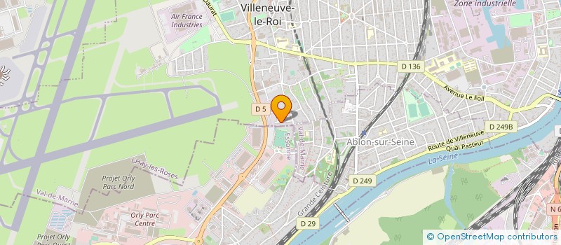 localisation de l'entreprise MONSIEUR STEPHANE AUBRUN à VILLENEUVE-LE-ROI