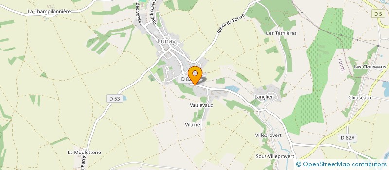 localisation de l'entreprise MONSIEUR STEPHANE AUBRY  LUNAY