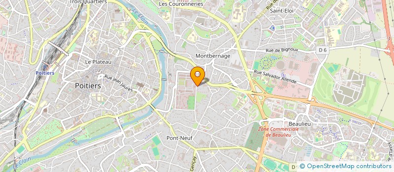 localisation de l'entreprise MONSIEUR STEPHANE AUBUGEAU  POITIERS