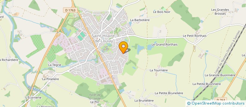 localisation de l'entreprise MONSIEUR STEPHANE AUDRAN à MONTAIGU-VENDEE