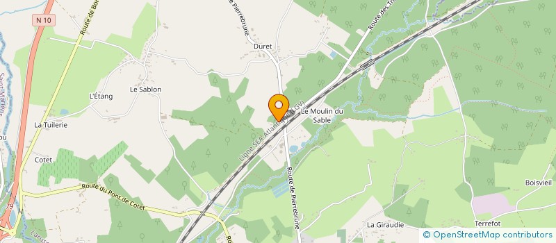 localisation de l'entreprise MONSIEUR STEPHANE AUDY  LARUSCADE