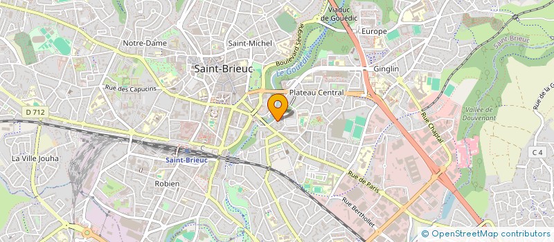 localisation de l'entreprise MONSIEUR STEPHANE AUFFRET à SAINT-BRIEUC