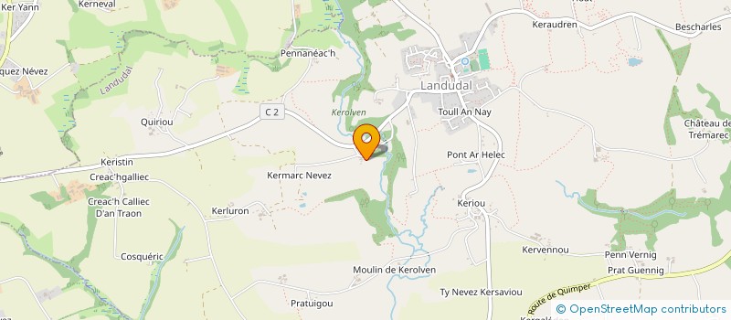 localisation de l'entreprise MONSIEUR STEPHANE AUFFRET  EDERN