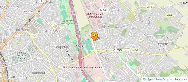 localisation de l'entreprise MONSIEUR STEPHANE AUGE  SOUILLAC