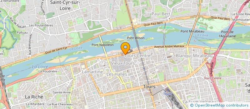 localisation de l'entreprise MONSIEUR STEPHANE AUGER  TOURS