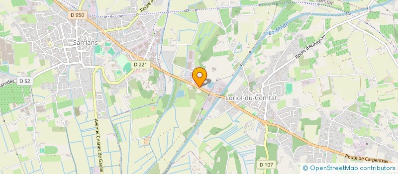 localisation de l'entreprise MONSIEUR STEPHANE AUGIER  LORIOL-DU-COMTAT