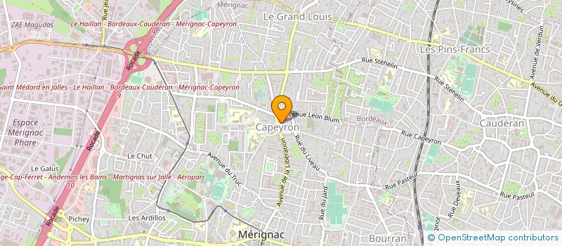 localisation de l'entreprise MONSIEUR STEPHANE AUMAILLEY  FLOIRAC