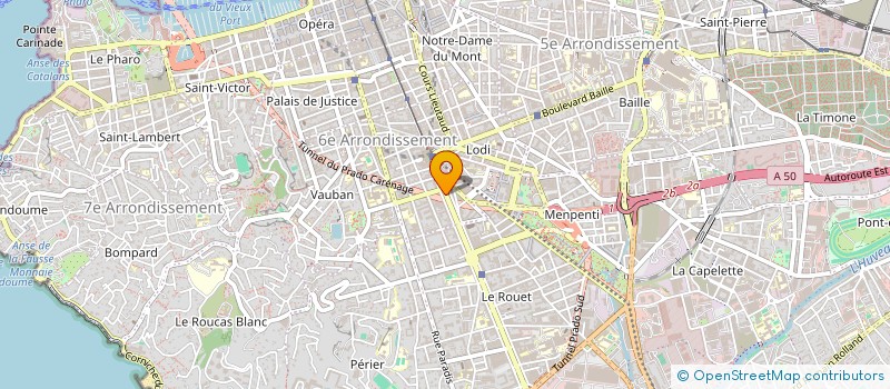 localisation de l'entreprise MONSIEUR STEPHANE AUMONT à MARSEILLE