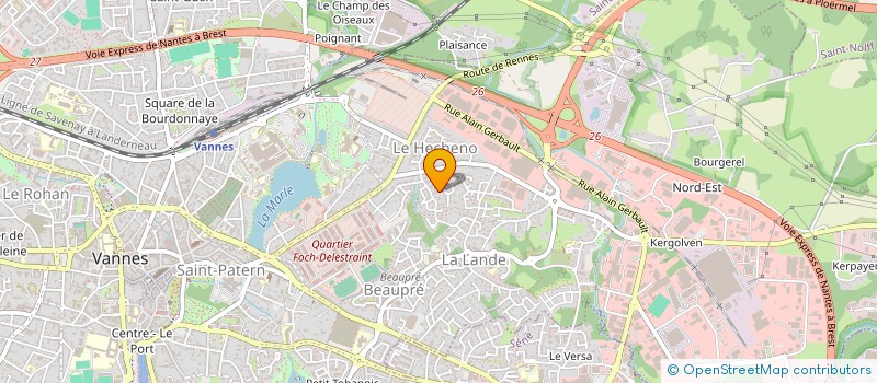 localisation de l'entreprise MONSIEUR STEPHANE AUMONT à VANNES