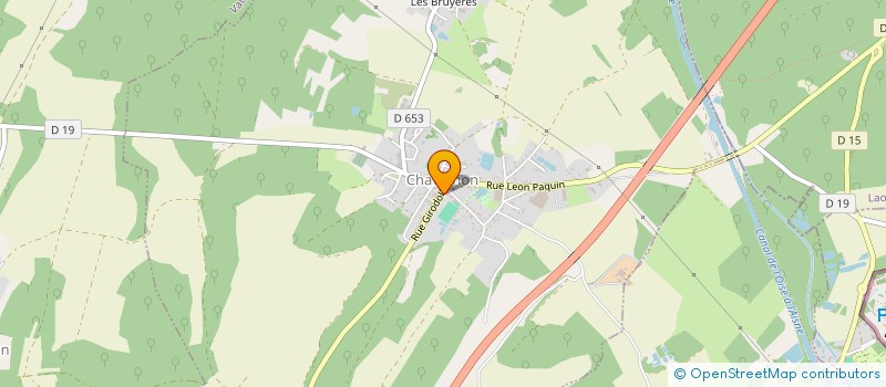 localisation de l'entreprise MONSIEUR STEPHANE AURIBAULT  CHAVIGNON