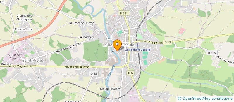 localisation de l'entreprise MONSIEUR STEPHANE AUSSEL  LA ROCHEFOUCAULD-EN-ANGOUMOIS