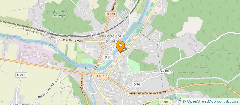 localisation de l'entreprise MONSIEUR STEPHANE AUTOMME à LA FERTE-SOUS-JOUARRE
