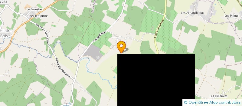 localisation de l'entreprise MONSIEUR STEPHANE AVINIO  SAINT-SIMON-DE-BORDES