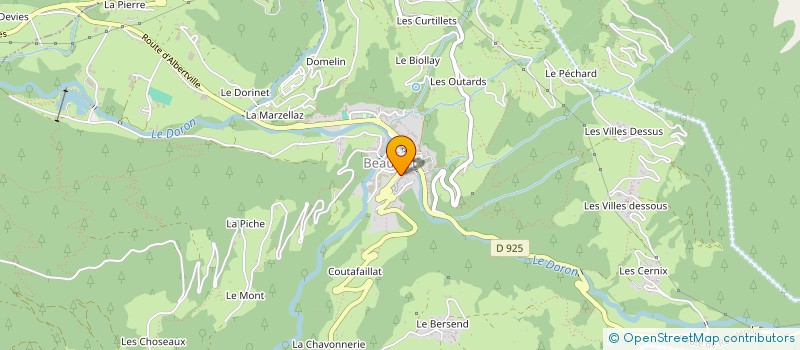 localisation de l'entreprise MONSIEUR STEPHANE AVOCAT à BEAUFORT