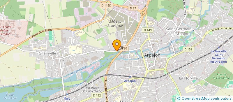 localisation de l'entreprise MONSIEUR STEPHANE AYDJIAN  OLLAINVILLE