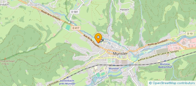 localisation de l'entreprise MONSIEUR STEPHANE AYLIES  MUNSTER