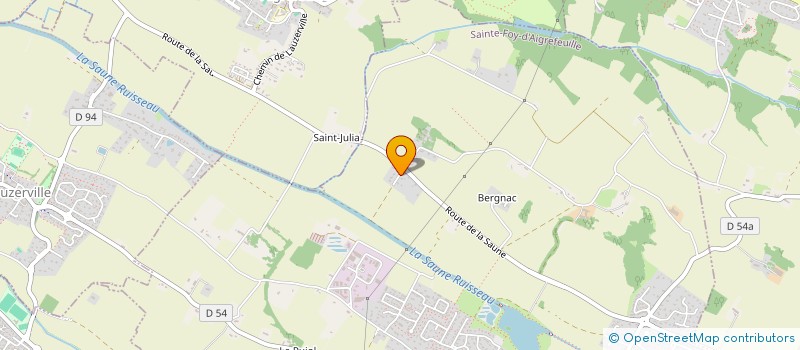 localisation de l'entreprise MONSIEUR STEPHANE AYMERICH  SAINTE-FOY-D'AIGREFEUILLE