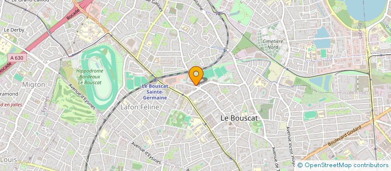 localisation de l'entreprise MONSIEUR STEPHANE AZNAR  LE BOUSCAT