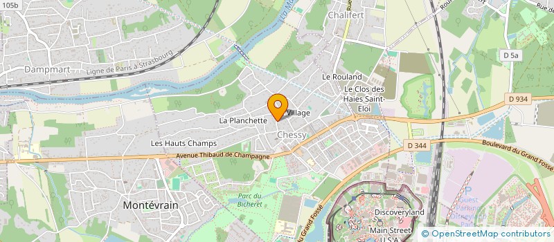 localisation de l'entreprise MONSIEUR STEPHANE AZRIA  CHESSY