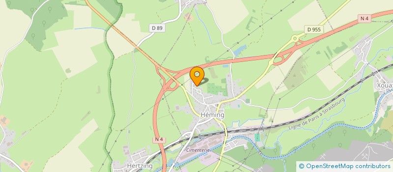 localisation de l'entreprise MONSIEUR STEPHANE BACH  HEMING