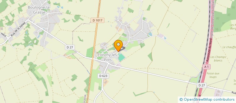 localisation de l'entreprise MONSIEUR STEPHANE BACHURSKI  ORVILLERS-SOREL